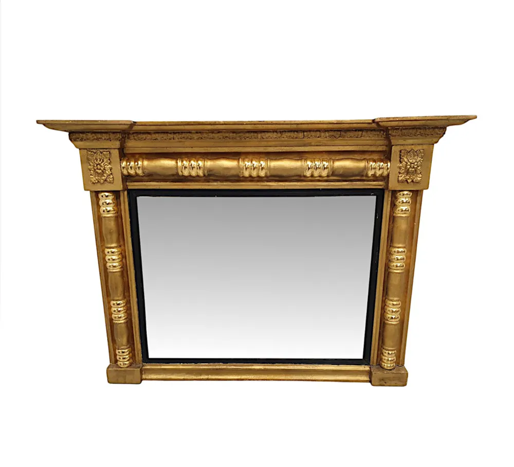  A Gorgeous Early 19th Century Giltwood Mirror