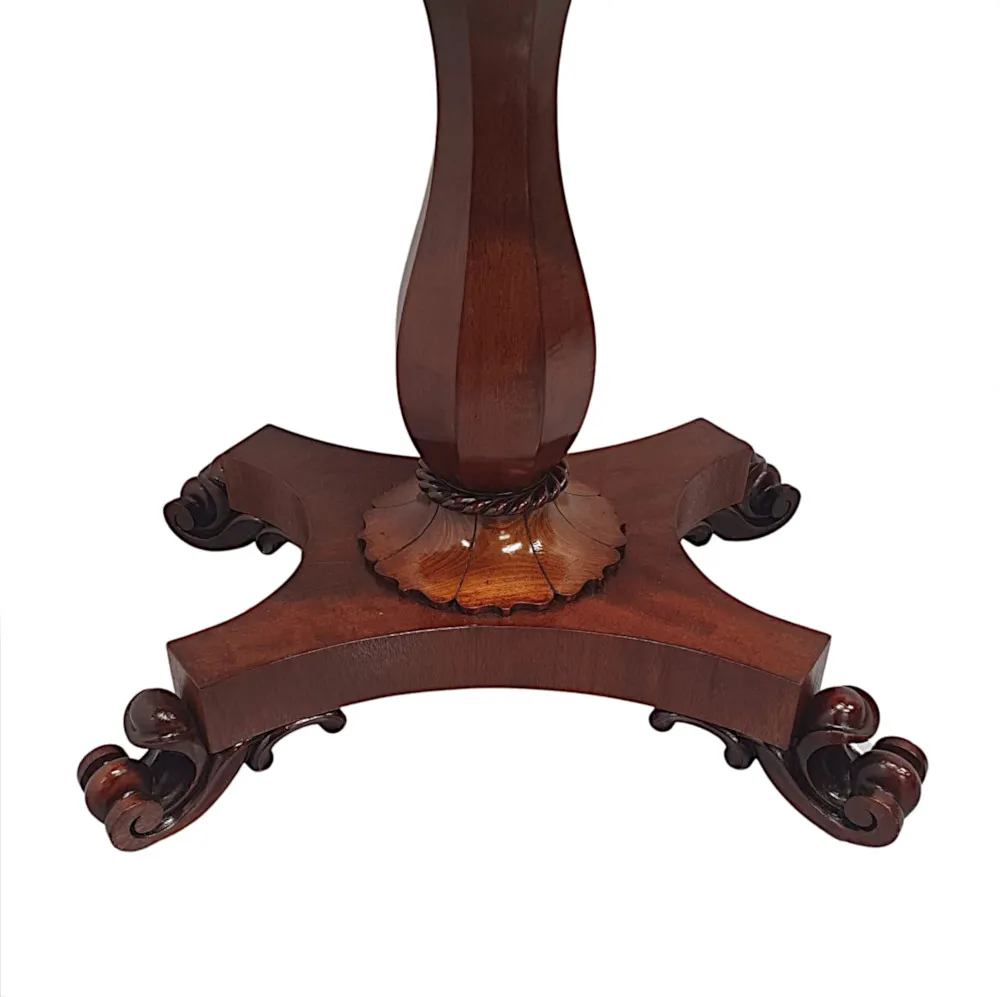 A Very Rare Pair of 19th Century William IV Card Tables 