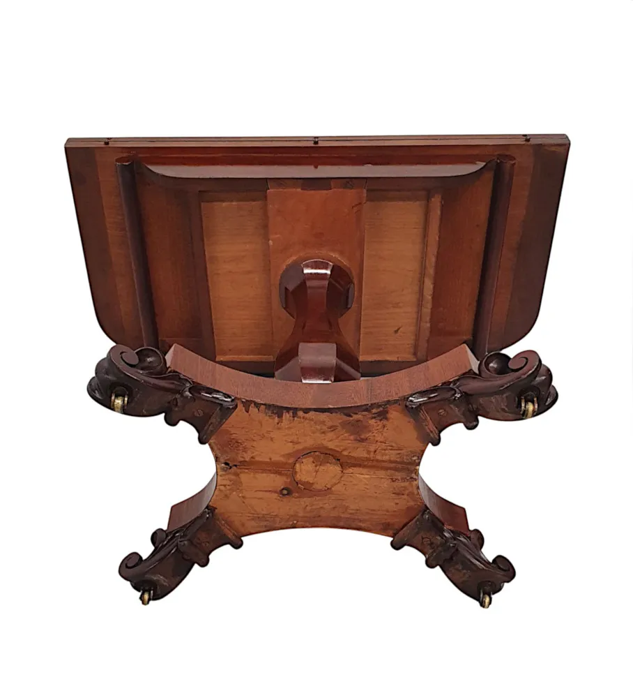 A Very Rare Pair of 19th Century William IV Card Tables 