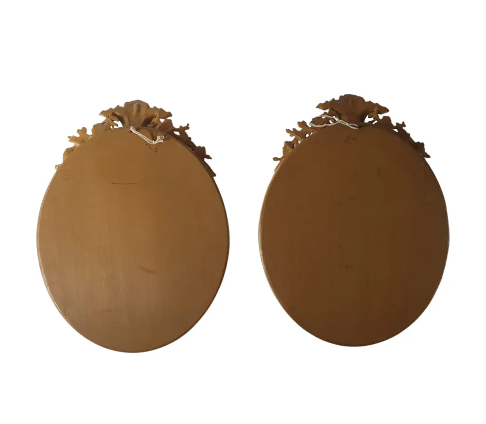 A Very Rare and Fine Pair of 19th Century Giltwood Pier Mirrors