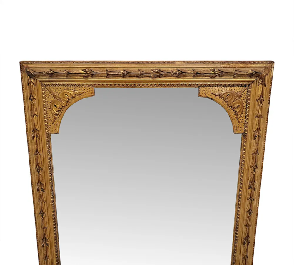  A Fabulous 19th Century Giltwood Pier or Dressing Mirror
