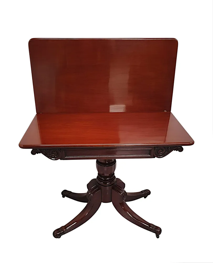  A Fabulous Early 19th Century Irish Regency Turn Over Leaf Tea Table 