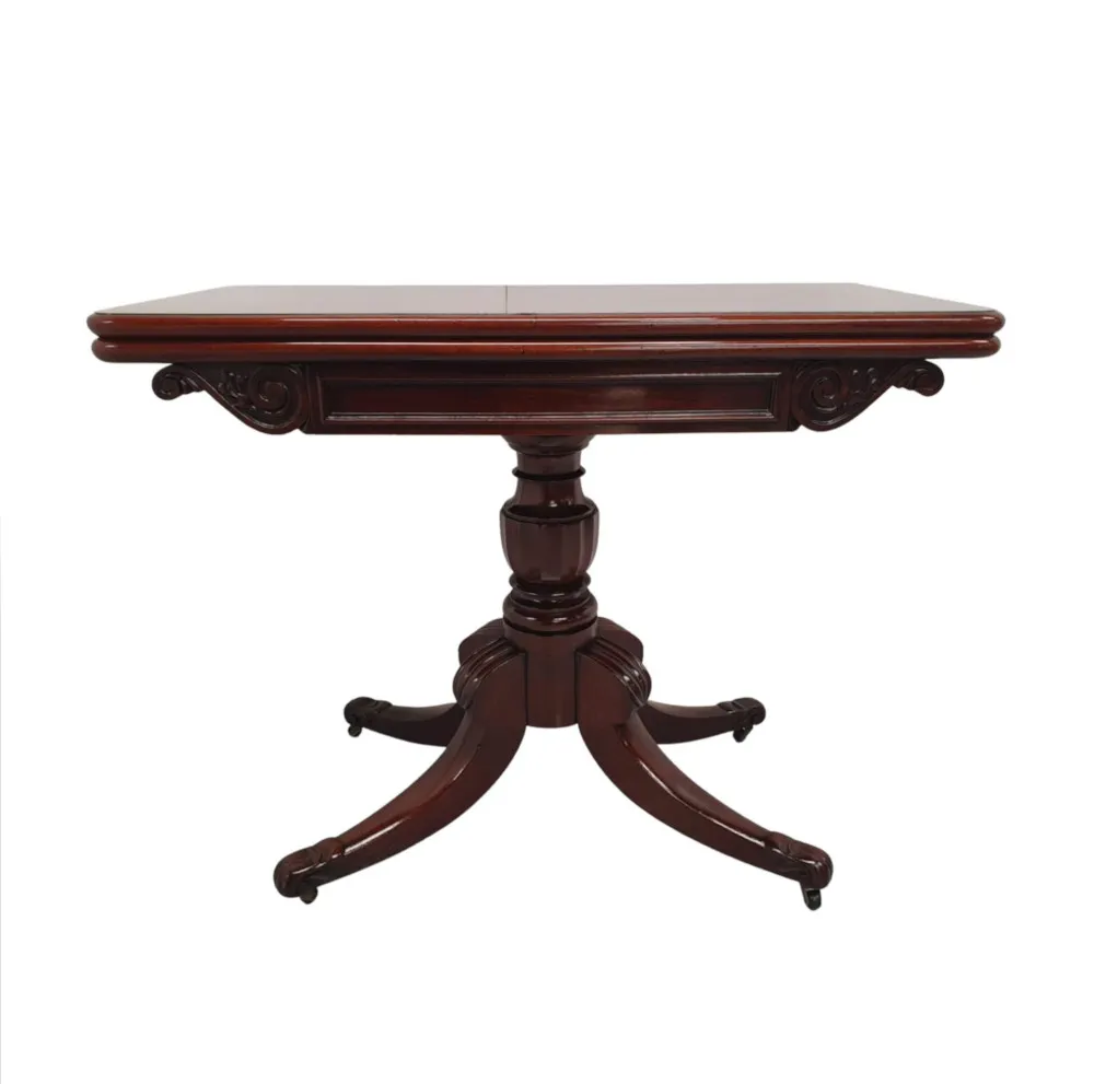  A Fabulous Early 19th Century Irish Regency Turn Over Leaf Tea Table 