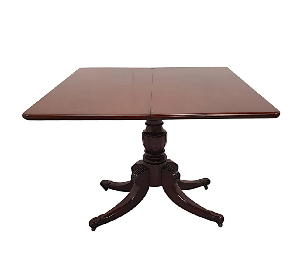  A Fabulous Early 19th Century Irish Regency Turn Over Leaf Tea Table 