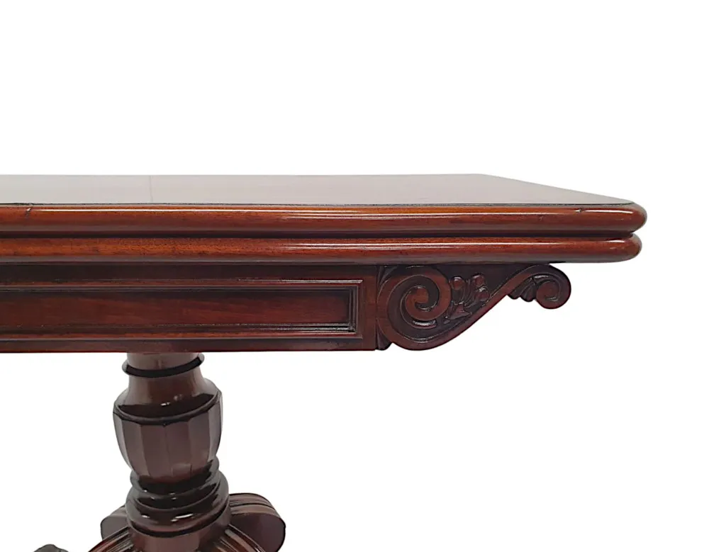  A Fabulous Early 19th Century Irish Regency Turn Over Leaf Tea Table 