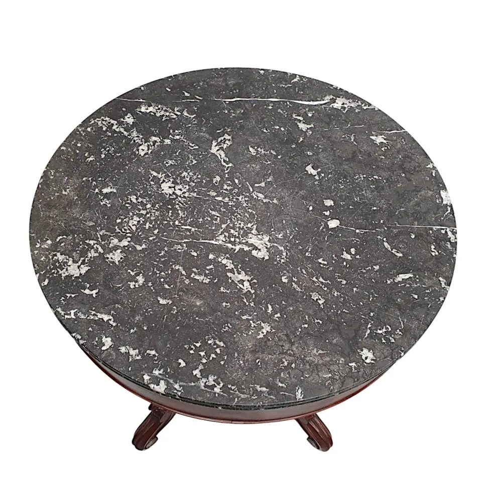 A Fabulous 19th Century Marble Top Centre Table 