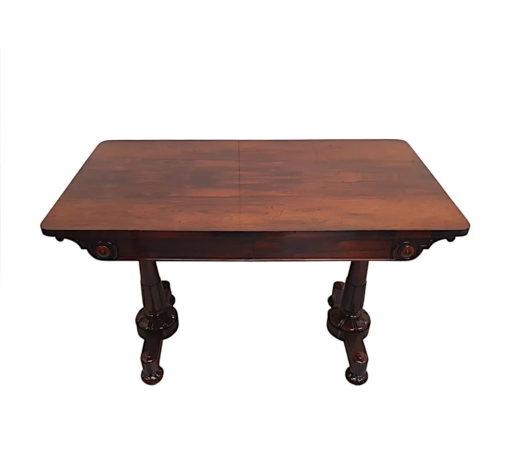 A Very Fine 19th Century Library Table 