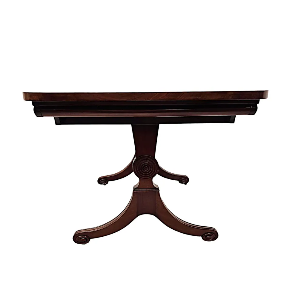 A Very Fine 19th Century Irish Library Table Attributed to Gillingtons of Dublin