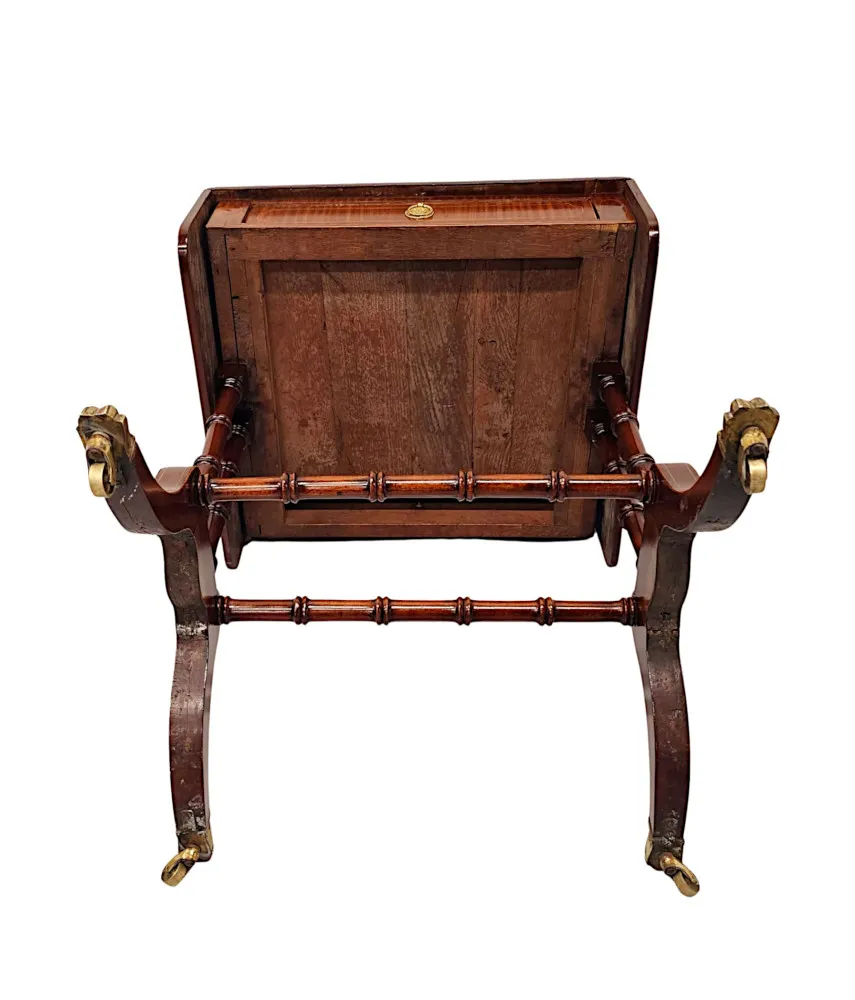  A Fabulous Late 19th Century Inlaid Sofa or Lamp Table 