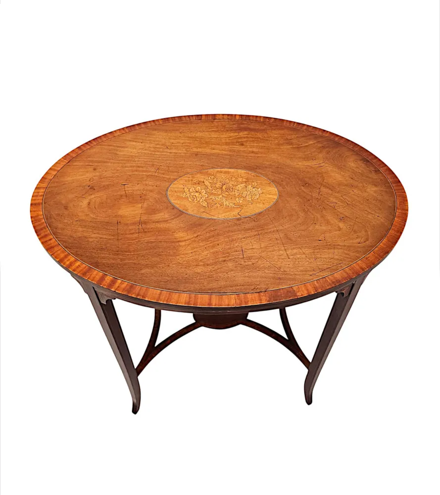 A Fabulous Edwardian Mahogany Occasional or Lamp Table