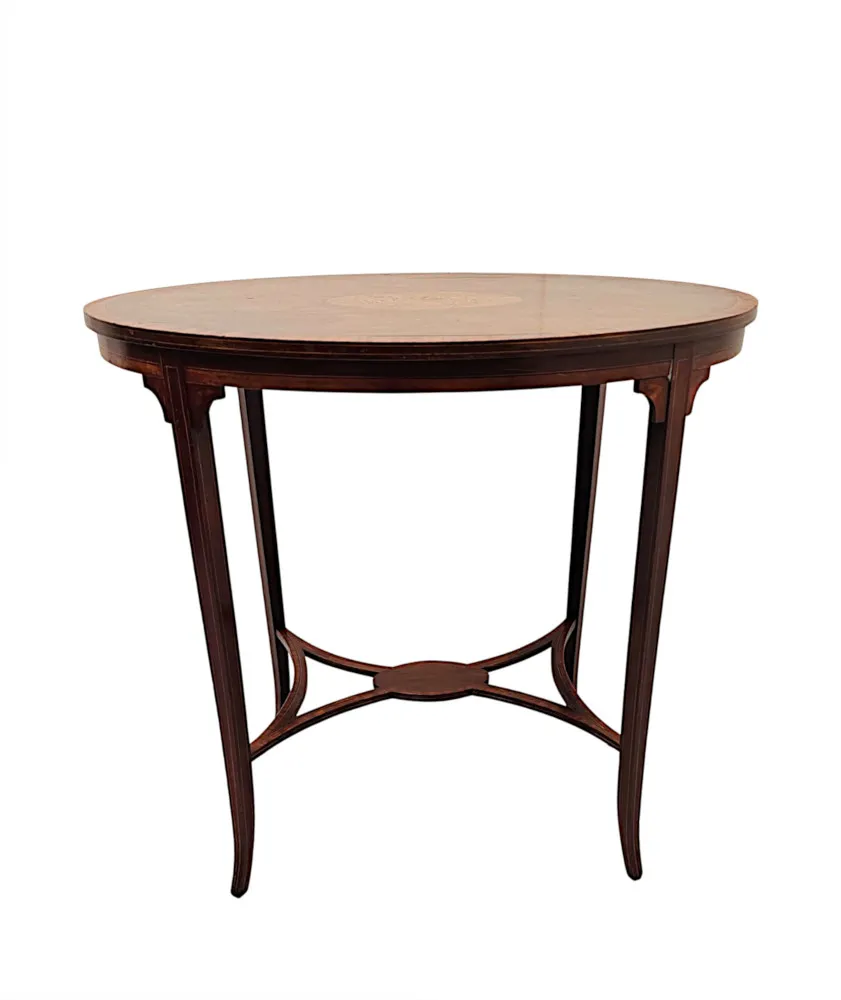 A Fabulous Edwardian Mahogany Occasional or Lamp Table