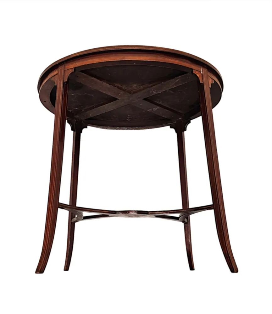 A Fabulous Edwardian Mahogany Occasional or Lamp Table