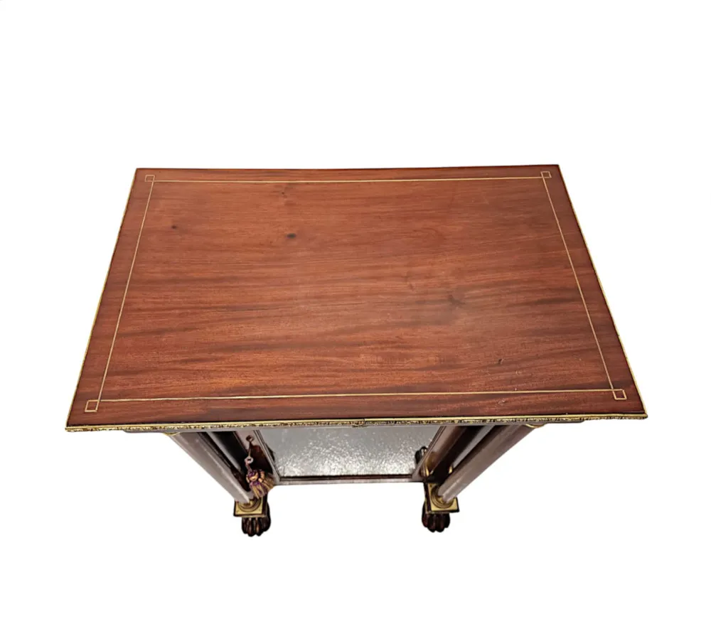  A Stunning Pair of 19th Century Pier or Side Cabinets