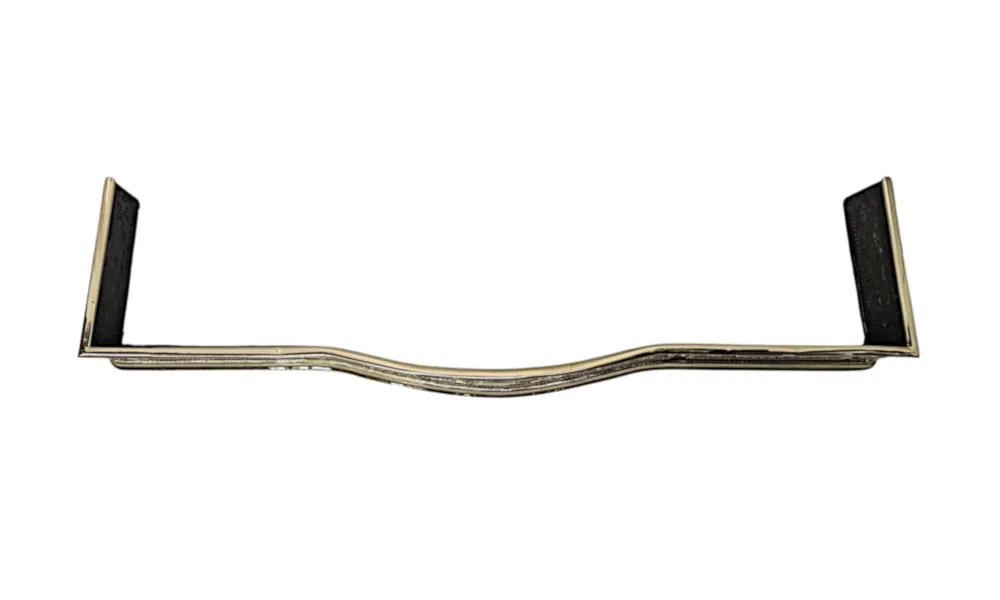  A Very Fine 19th Century Polished Brass Fender after Adams
