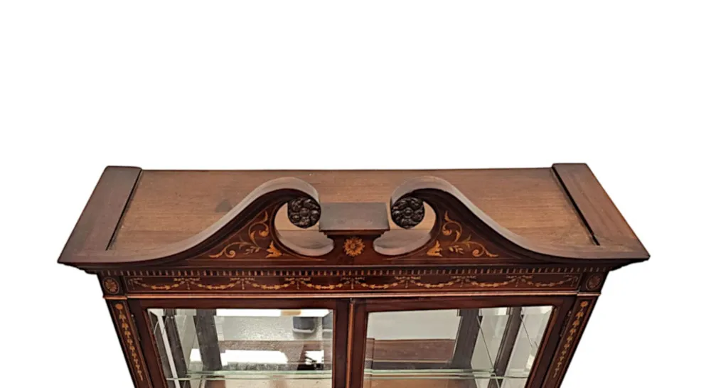  A Very Rare Pair of Edwardian Pier Cabinets or Bookcases after Edward and Roberts