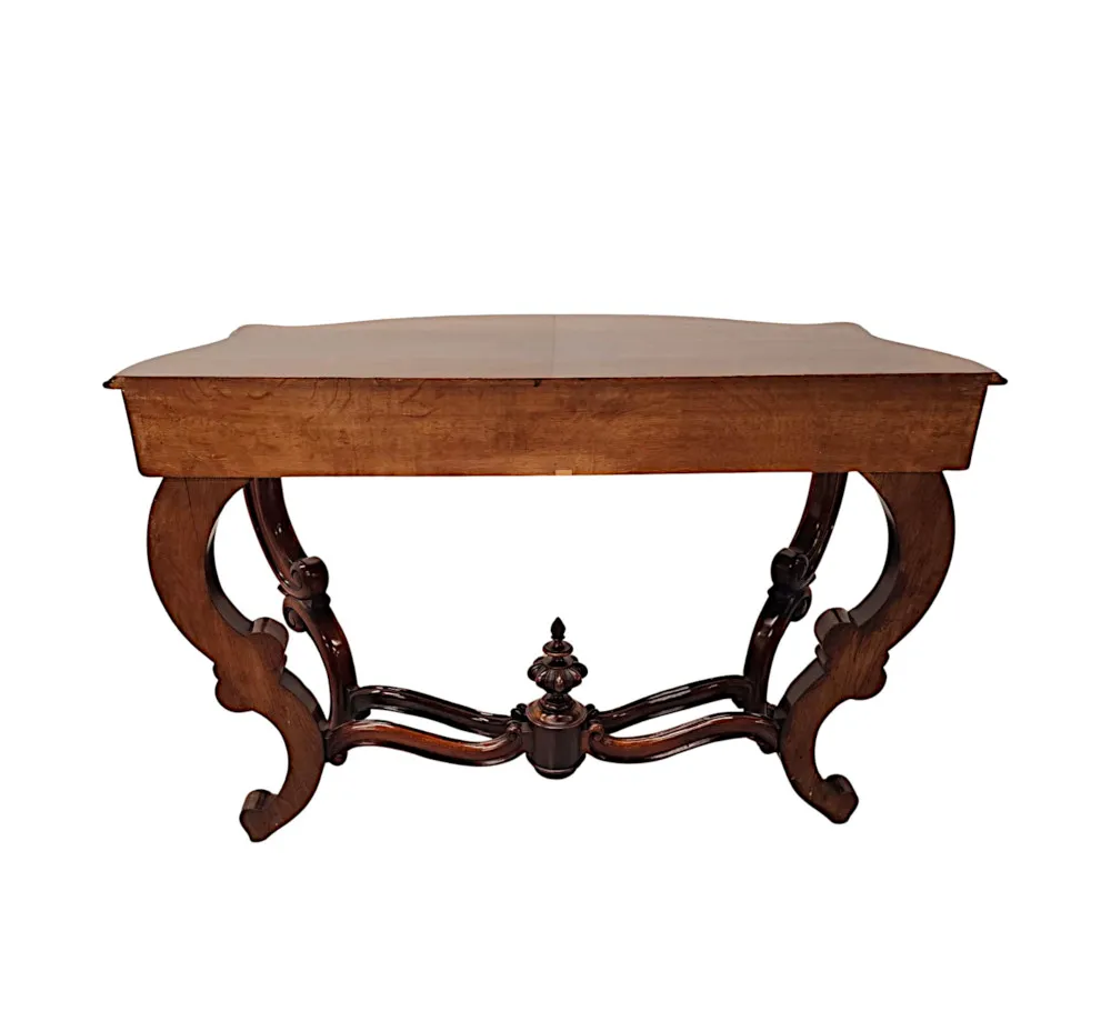 A Fabulous 19th Century Rosewood Console Table 