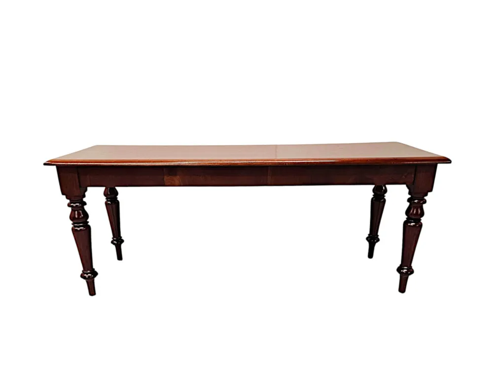 A Fabulous 19th Century Mahogany Hall or Window Stool 