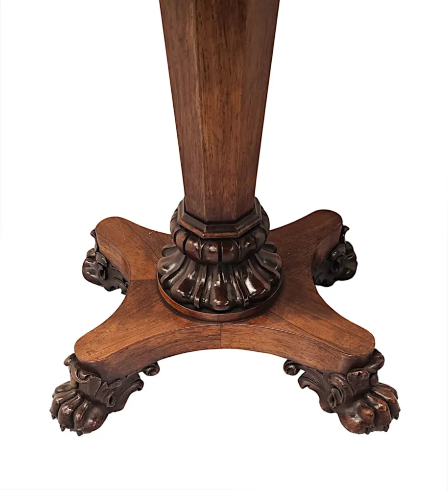  A Rare Pair of Early 19th Century William IV Card Tables