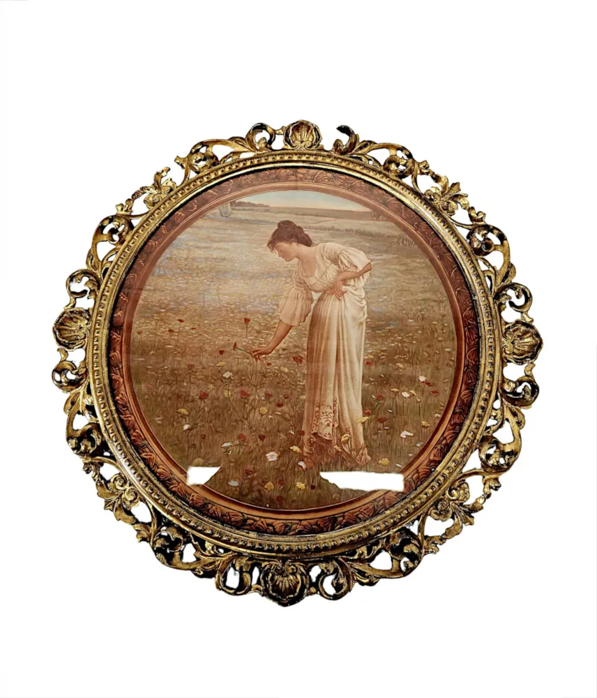  A Gorgeous Pair of 19th Century Giltwood Framed Prints