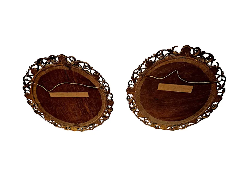  A Gorgeous Pair of 19th Century Giltwood Framed Prints