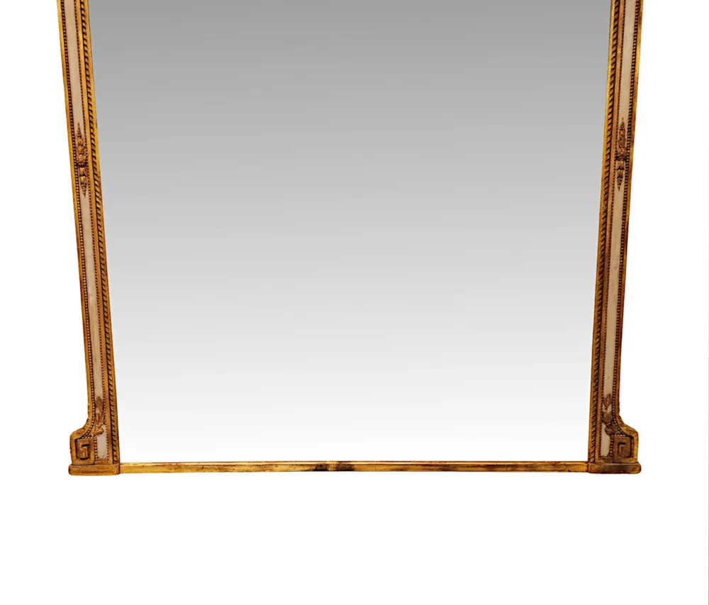 An Exceptionally Rare and Massive 19th Century Giltwood Mirror by 'Lamb of Manchester'