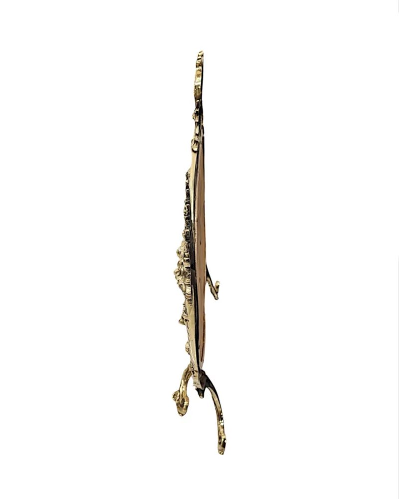  A Very Fine 19th Century Fully Restored Brass Fire Screen 