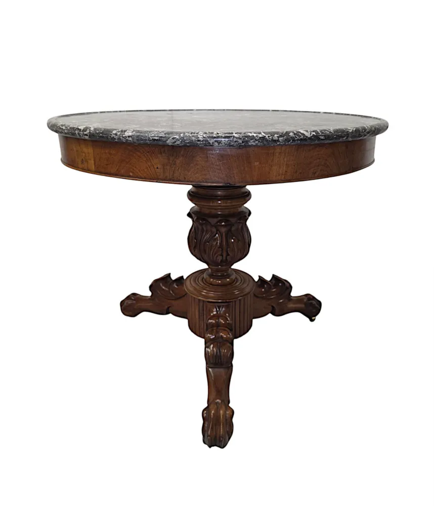A Stunning 19th Century Marble Top Centre Table