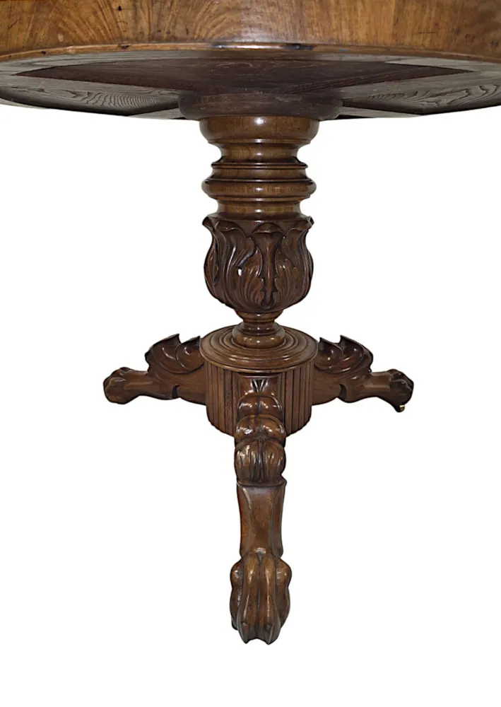 A Stunning 19th Century Marble Top Centre Table