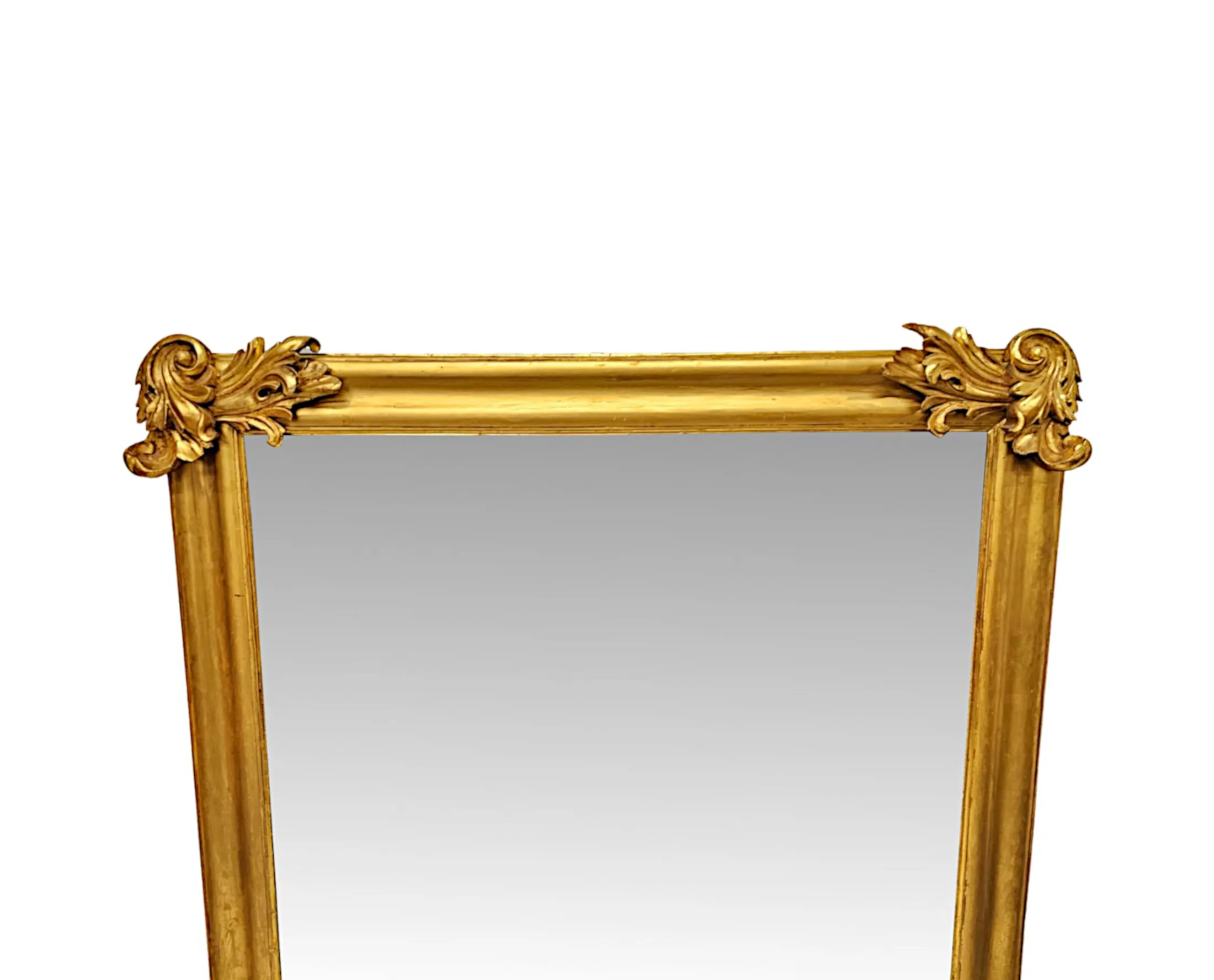 A Very Fine Early 19th Century William IV Giltwood Overmantel Mirror