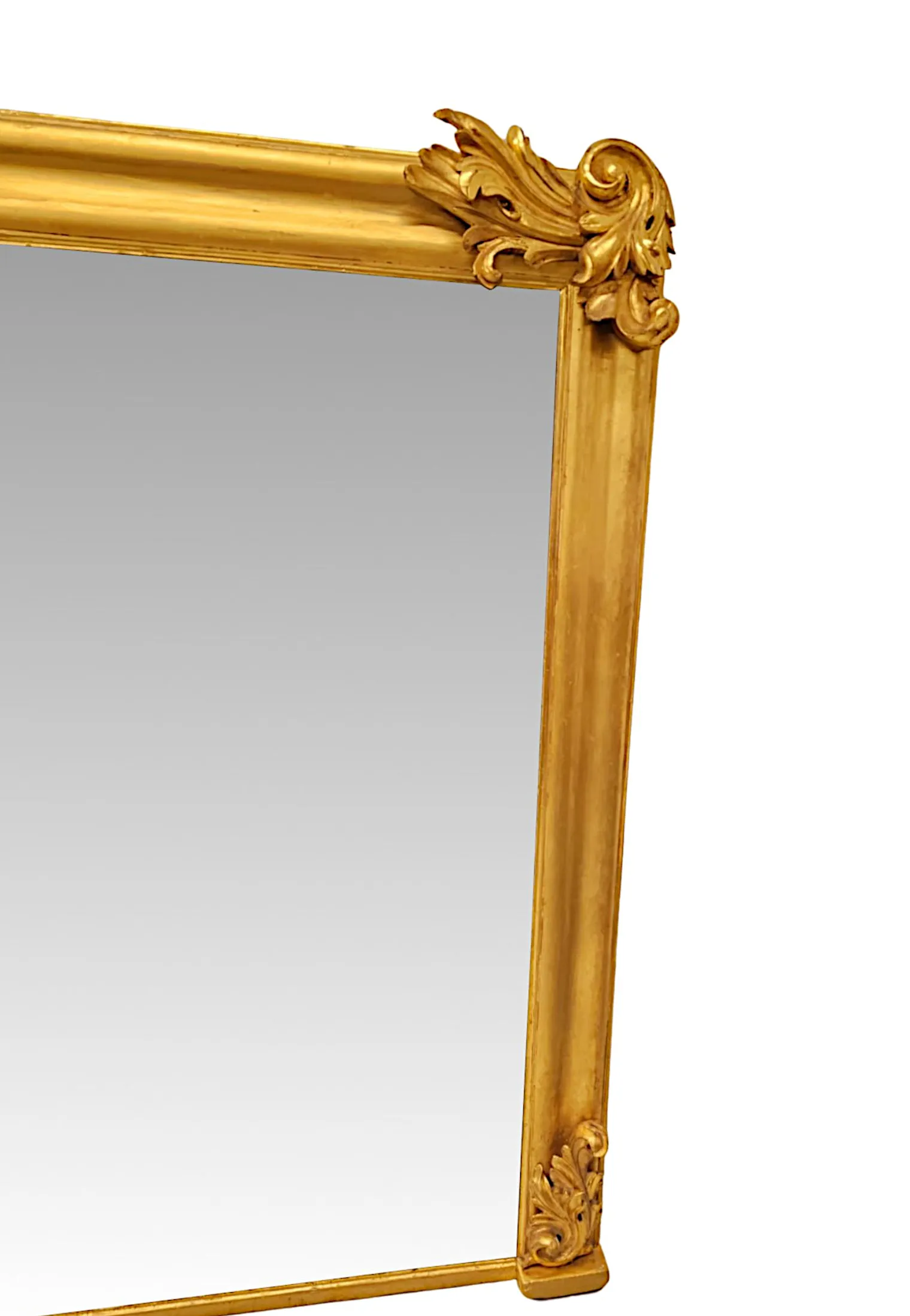 A Very Fine Early 19th Century William IV Giltwood Overmantel Mirror