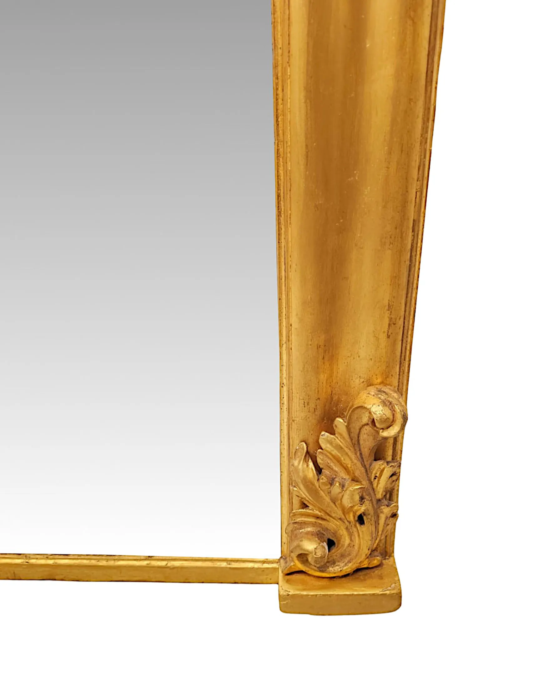 A Very Fine Early 19th Century William IV Giltwood Overmantel Mirror