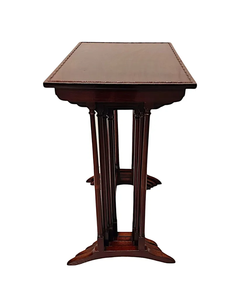  A Very Fine Fully Restored Edwardian Nest of Four Tables