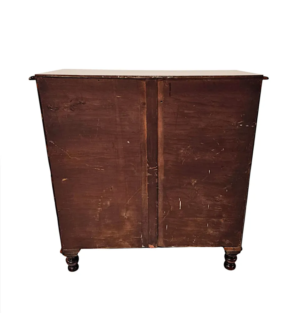 A Very Fine Irish Early 19th Century Chest of Drawers