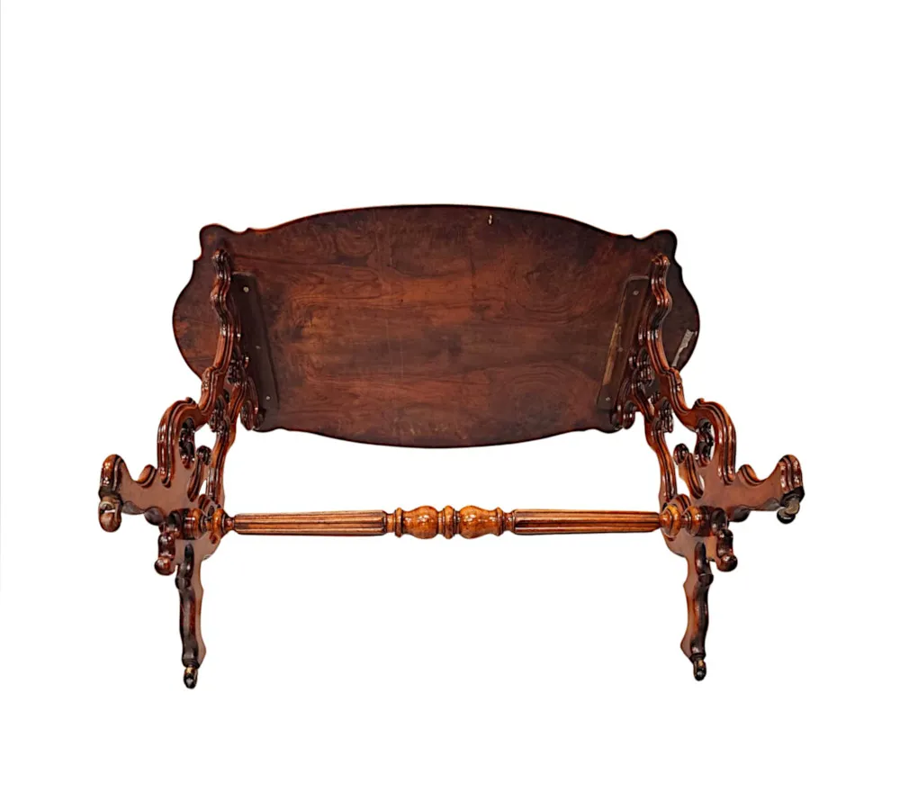 A Very Fine 19th Century Burr Walnut Centre or Side Table