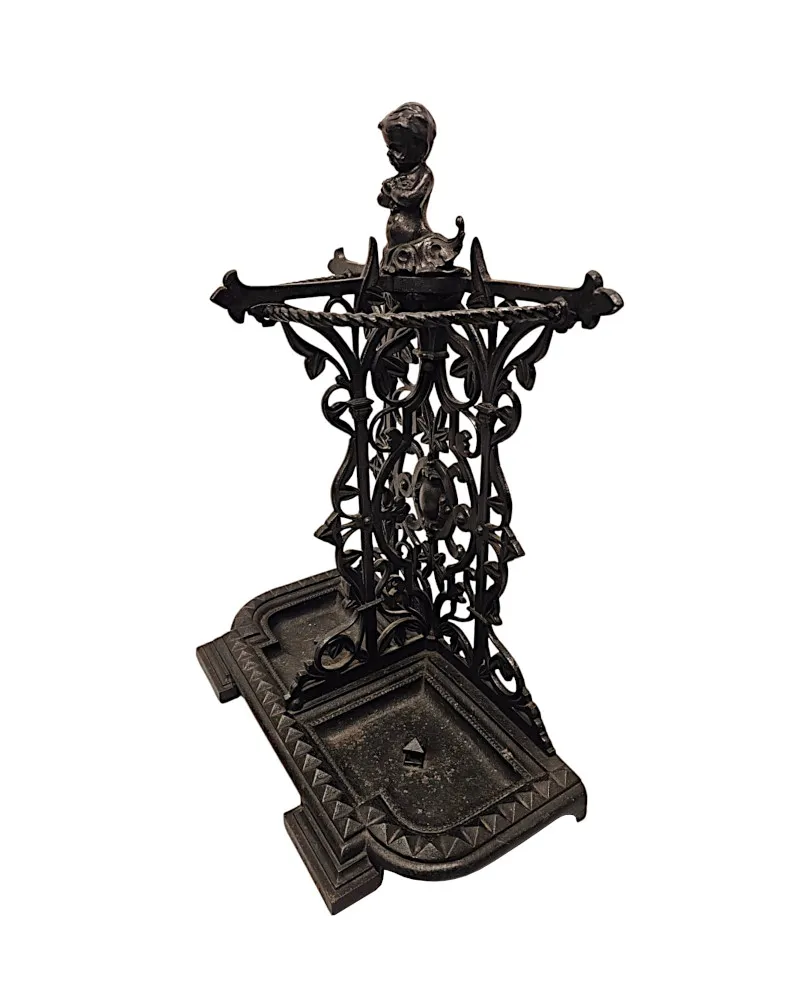  A Stunning 19th Century Cast Iron Umbrella or Stick Stand