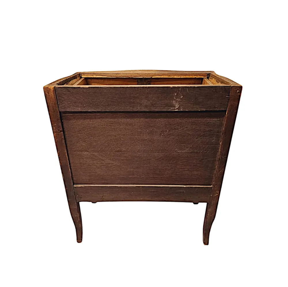  A Stunning Late 19th Century Marquetry Inlaid Marble Top Chest of Drawers