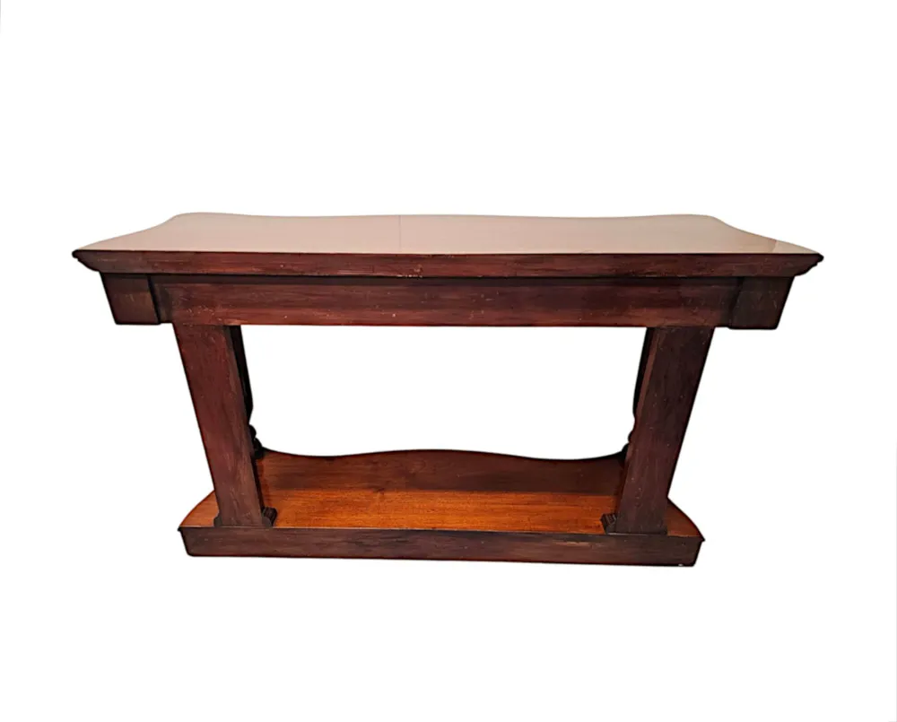  A Very Rare Pair of 19th Century Cabriole Leg Console Tables