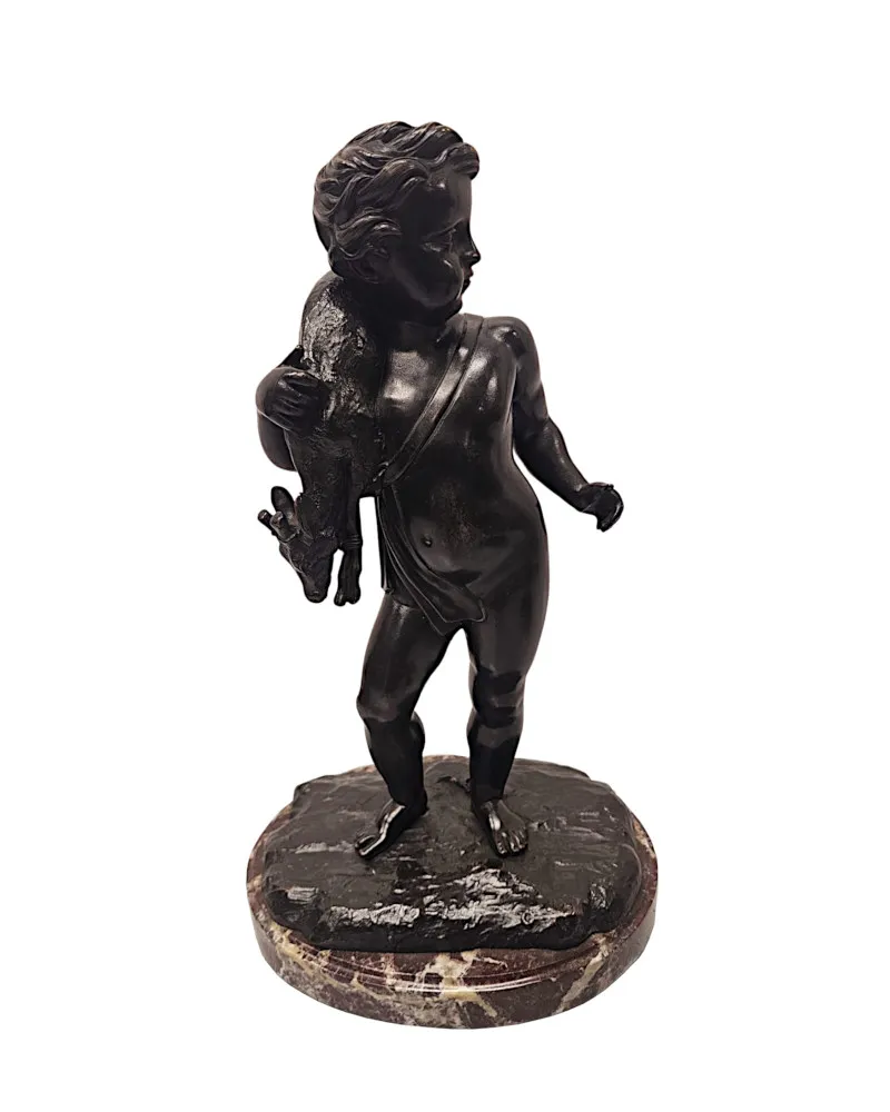 A Fabulous Pair of 19th Century Bronze Figural Sculptures