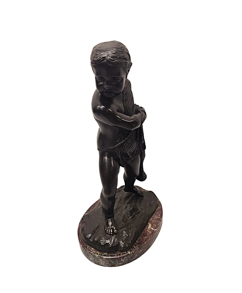 A Fabulous Pair of 19th Century Bronze Figural Sculptures