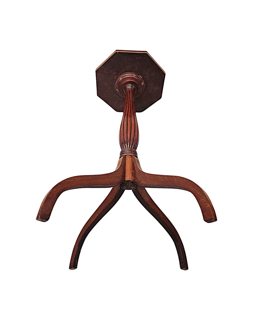 A Very Rare Pair of Edwardian Inlaid Tall Wine Tables
