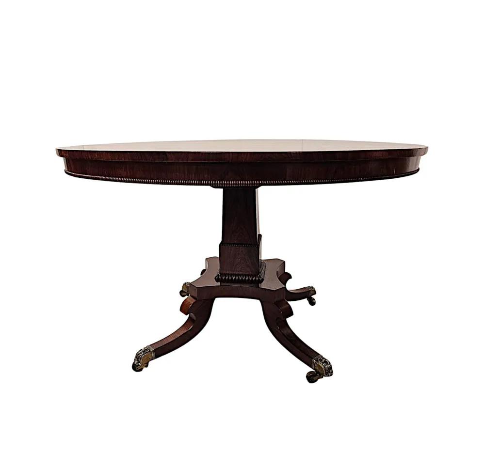 A Stunning Early 19th Century Regency Flip Top Centre or Dining Table
