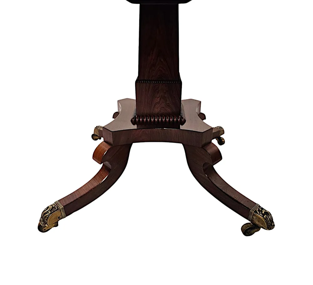 A Stunning Early 19th Century Regency Flip Top Centre or Dining Table