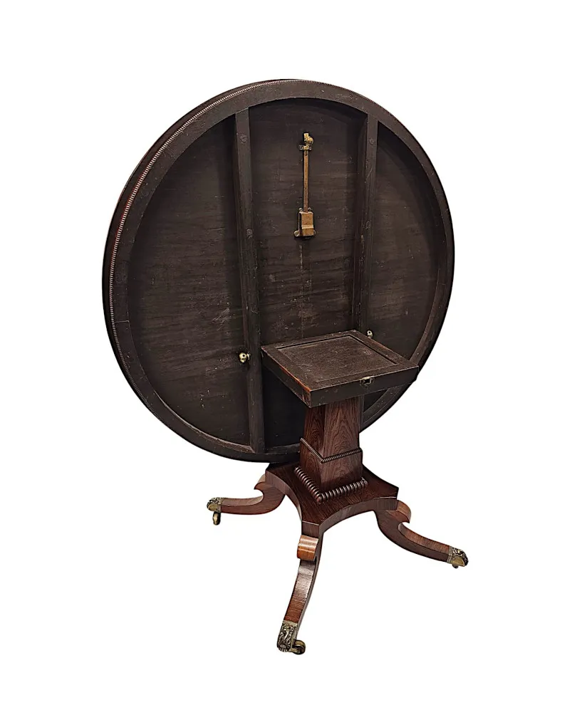 A Stunning Early 19th Century Regency Flip Top Centre or Dining Table