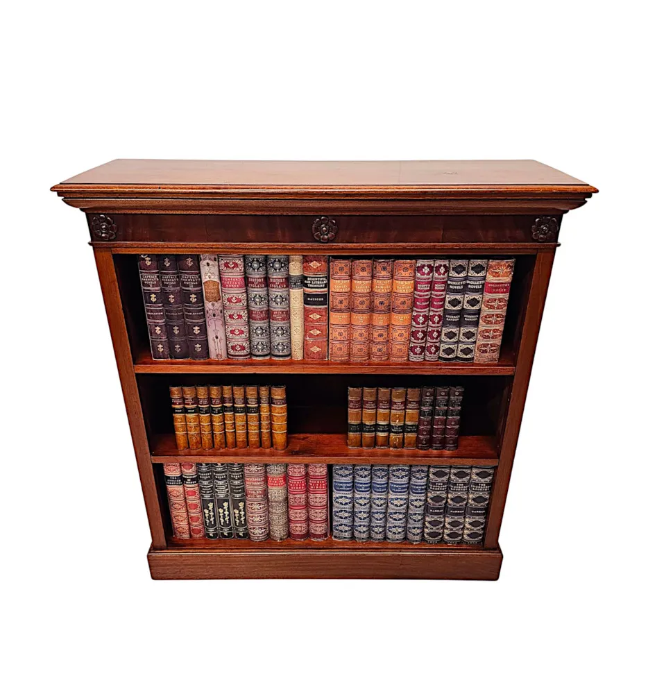 A Fabulous 19th Century Open Floor Bookcase