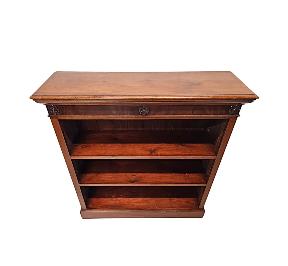 A Fabulous 19th Century Open Floor Bookcase