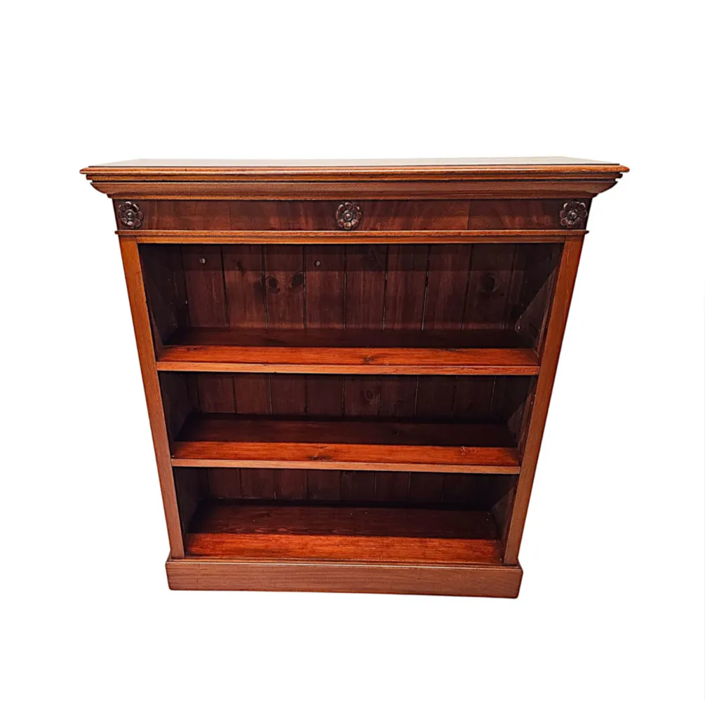 A Fabulous 19th Century Open Floor Bookcase
