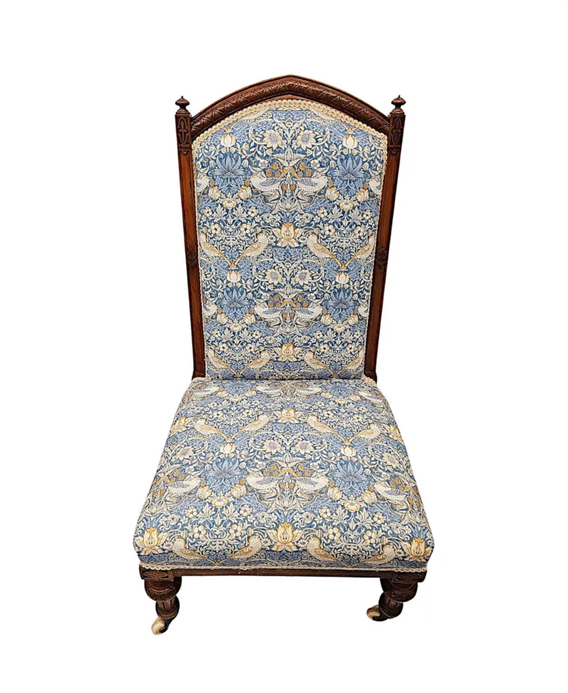 A Gorgeous 19th Century Nursing Chair