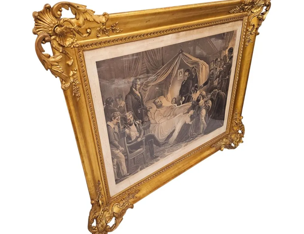 A Very Fine 19th Century Set of Three Massive Prints of Napoleon