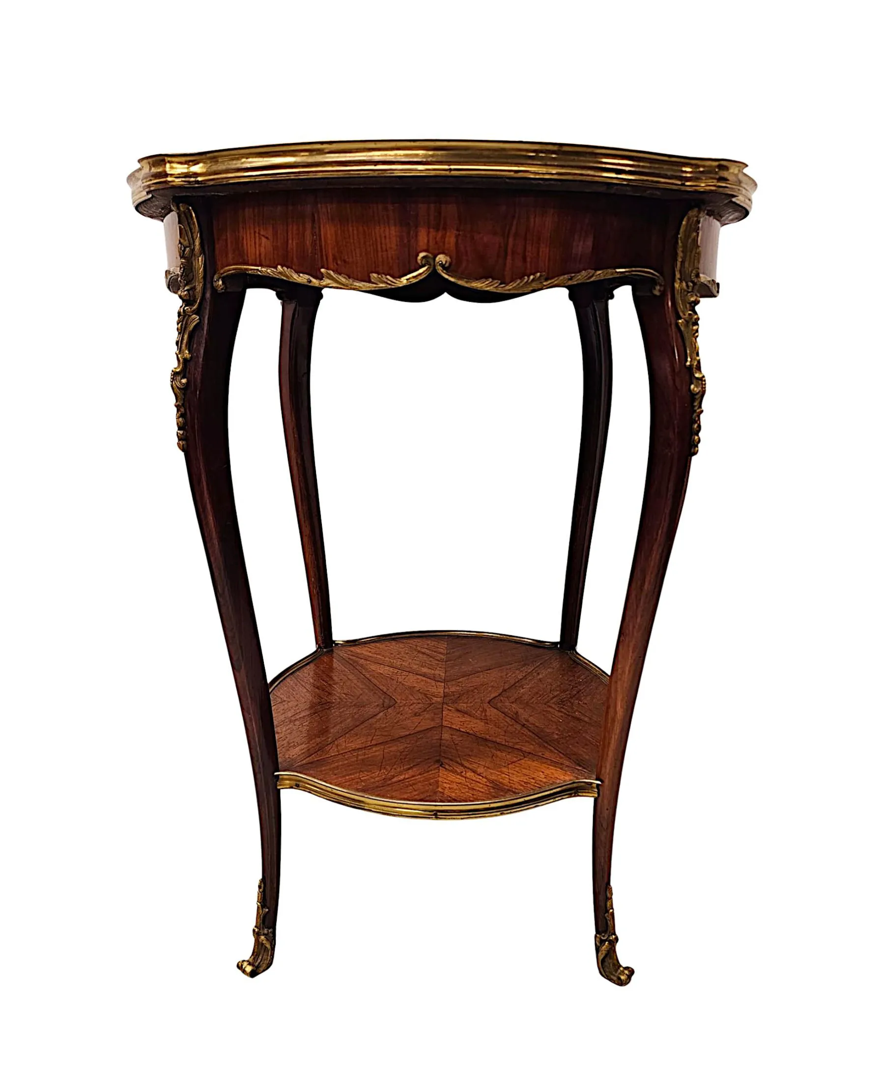 A Stunning 19th Century Marble Top Occasional or Lamp Table With Ormolu Mounts