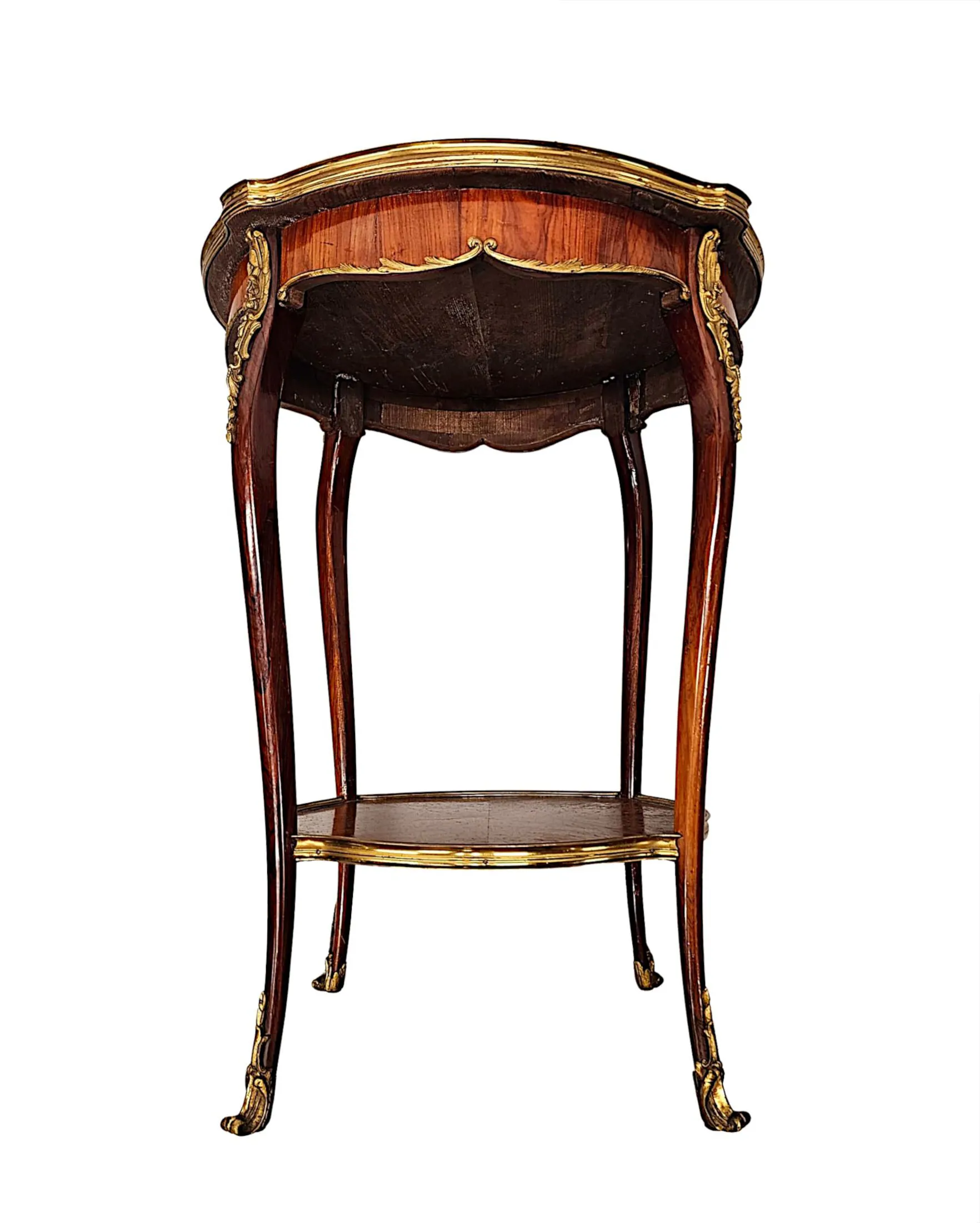 A Stunning 19th Century Marble Top Occasional or Lamp Table With Ormolu Mounts